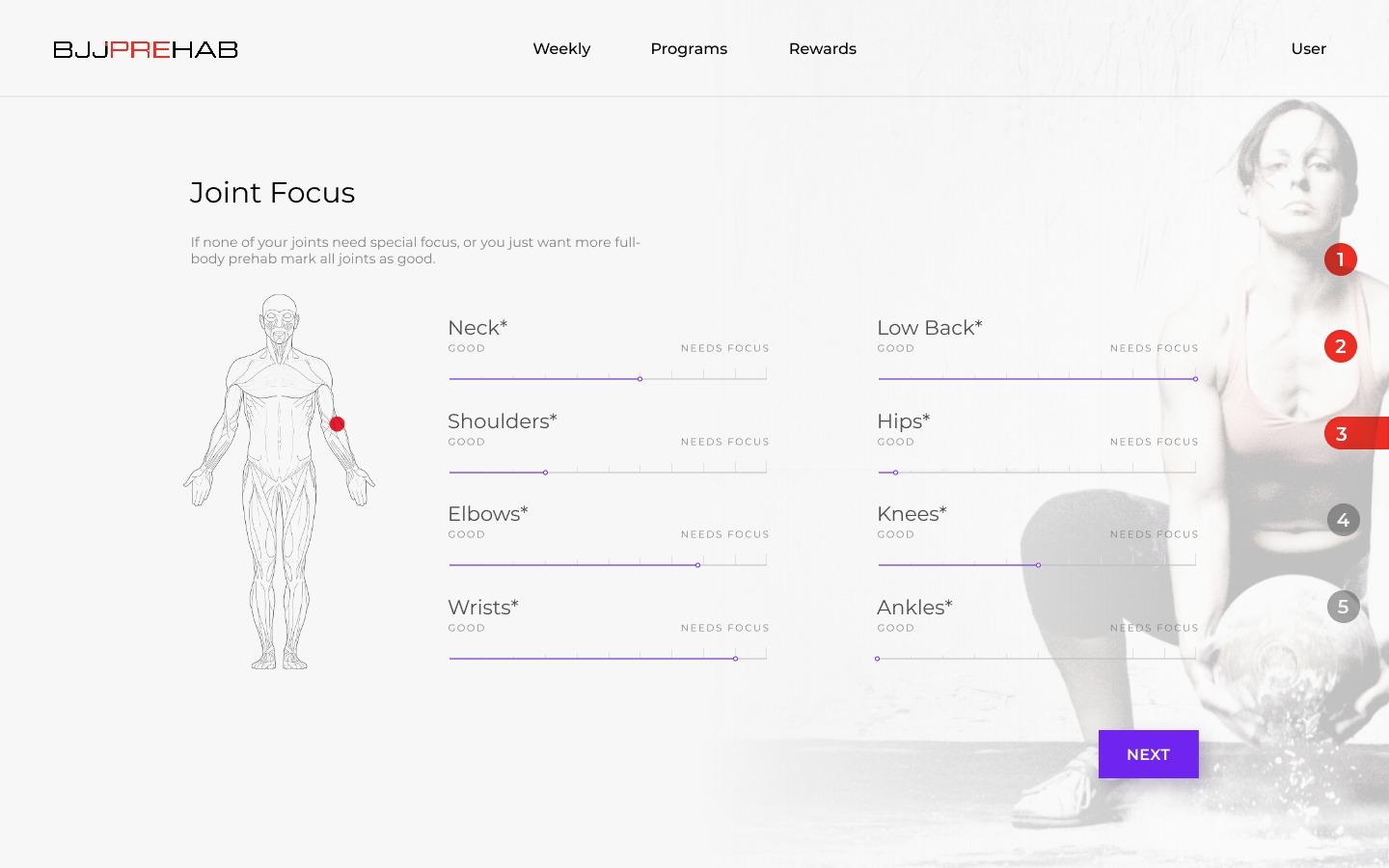 Onboarding Flow - Joint Focus