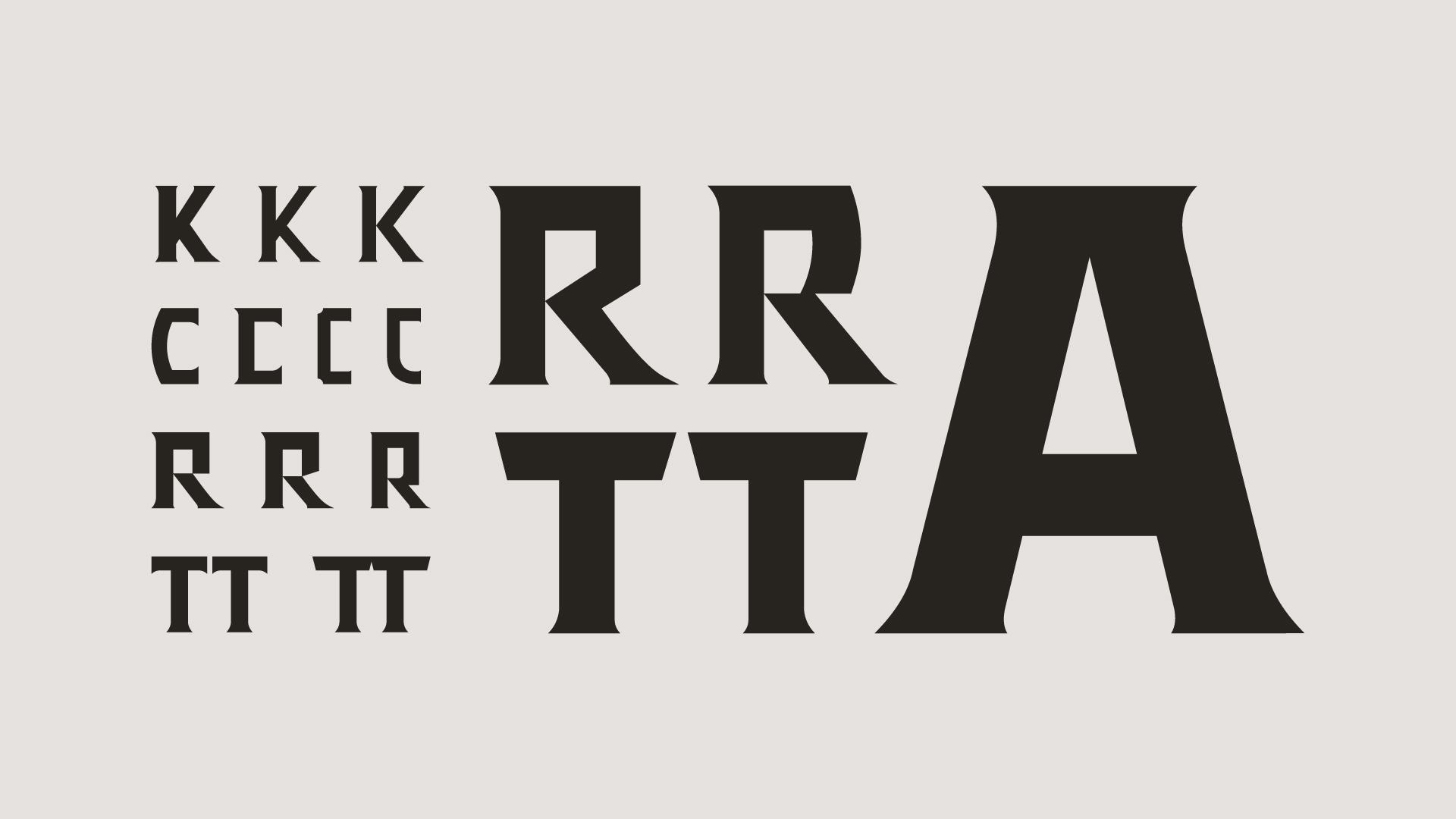 Exploring wordmark letterforms