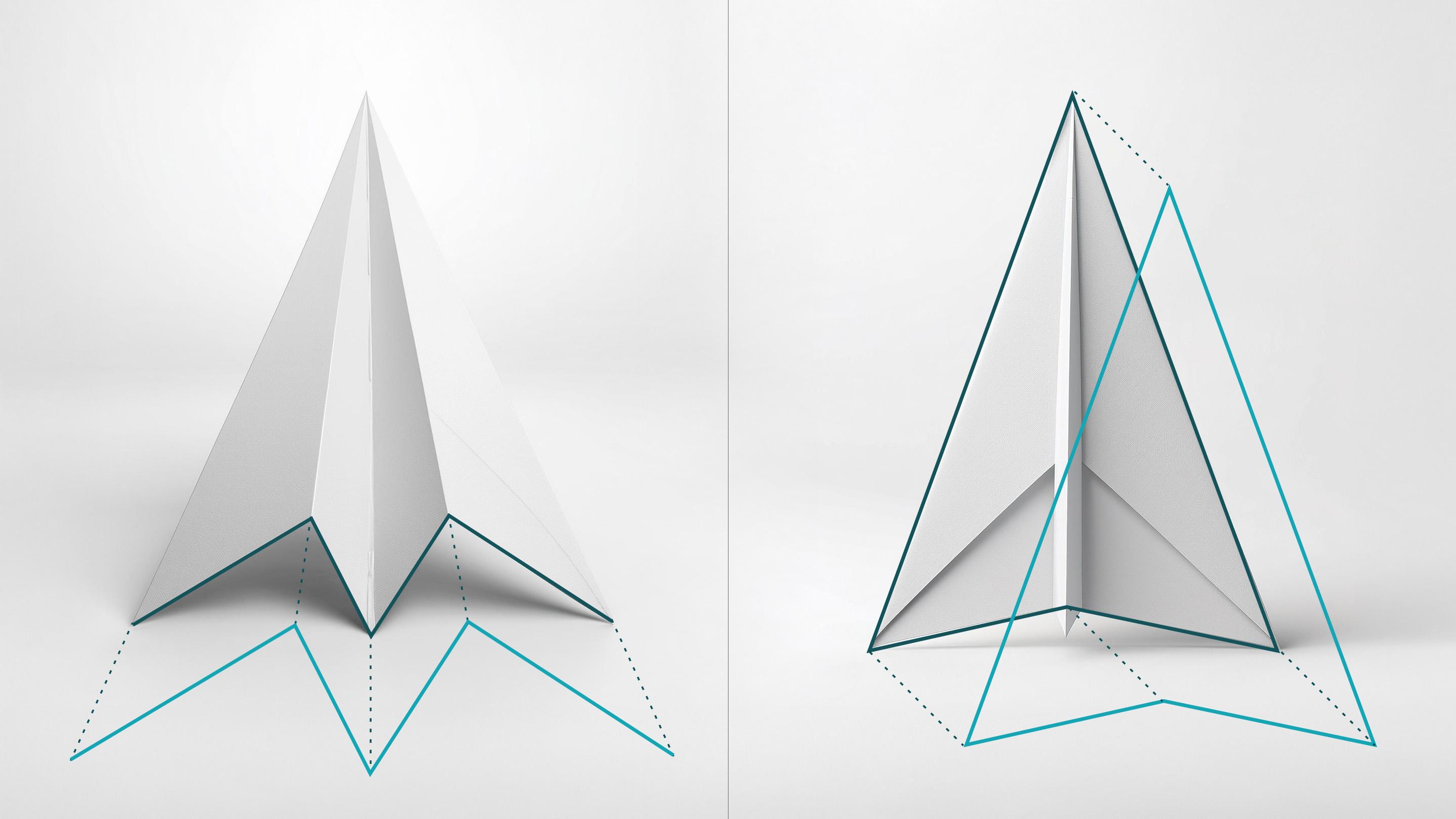 Paper Plane Symbols and Shapes