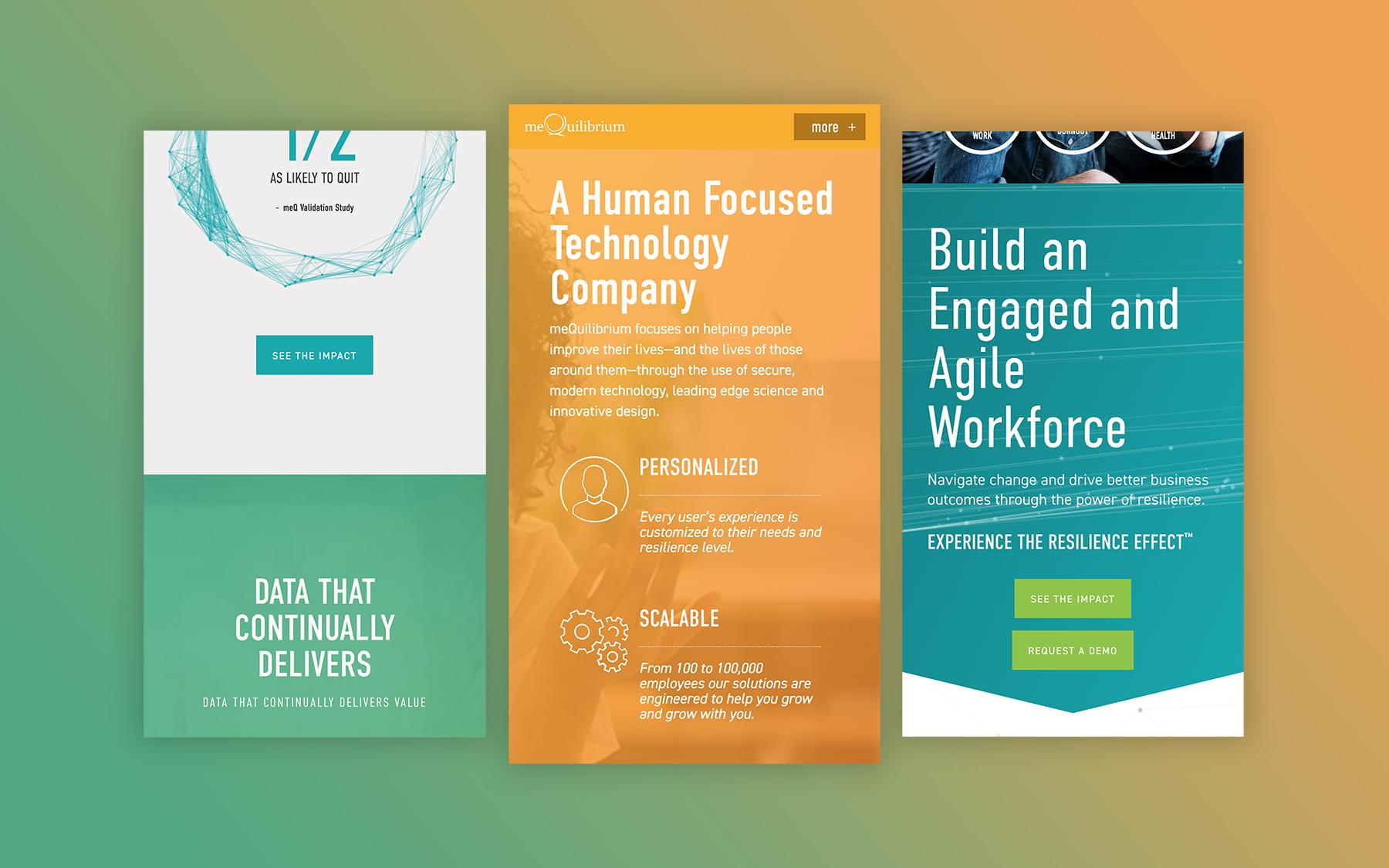 MeQuilibrium mobile preview