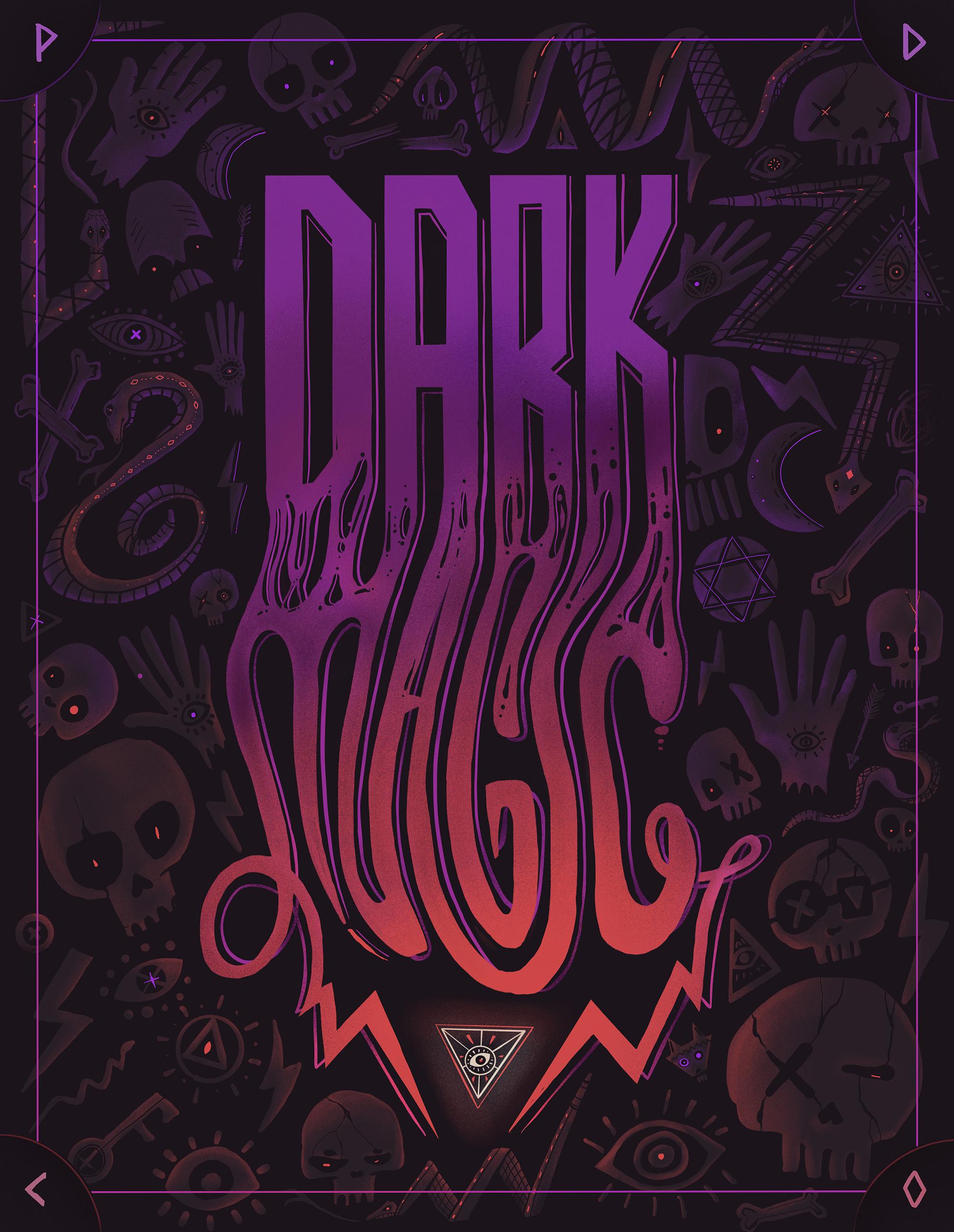 Lettering illustration for Inktober 2025