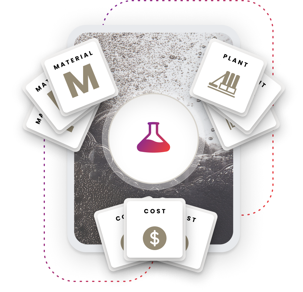 Mix design graphic/illustration