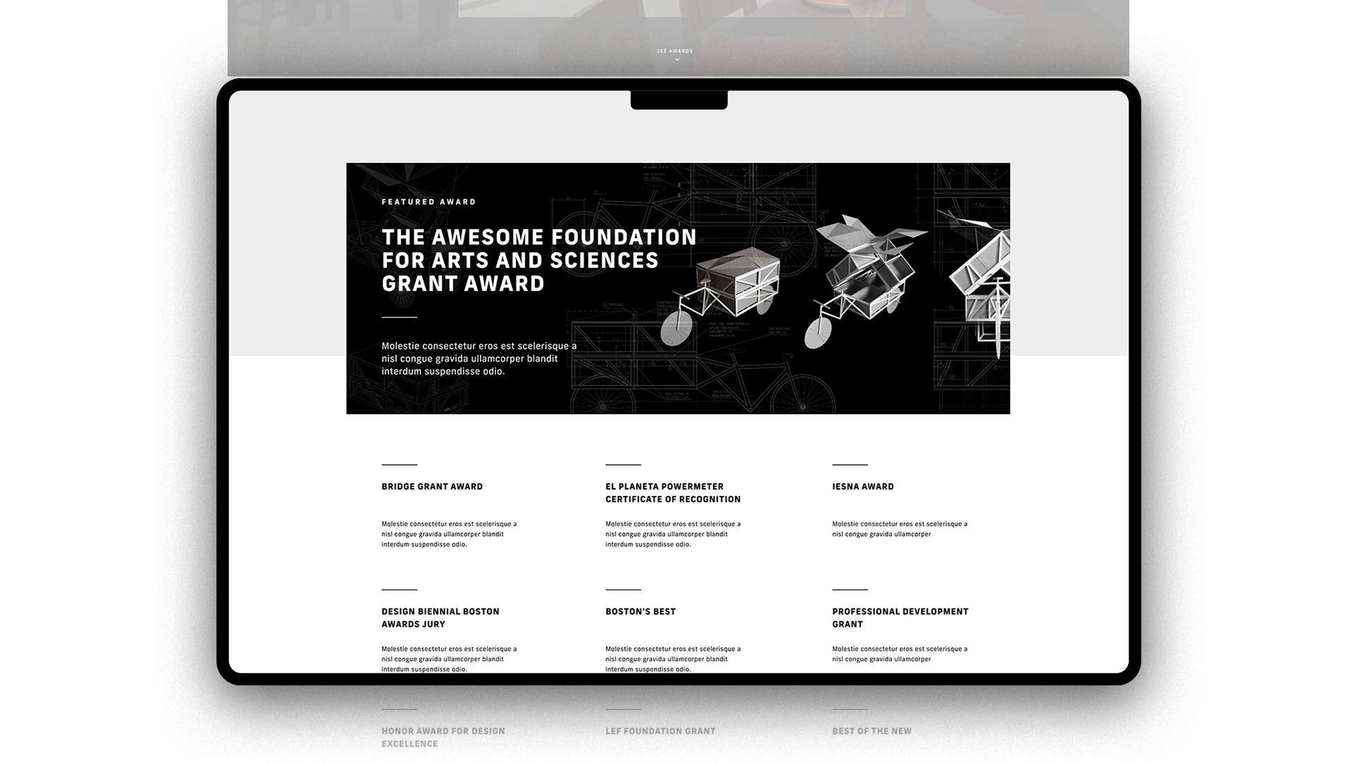 Studio Luz website image