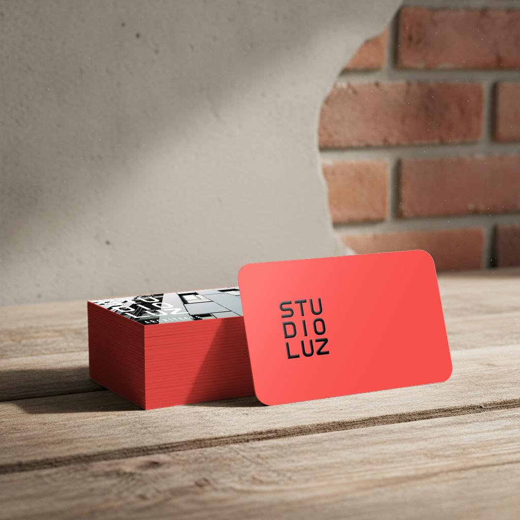 Studio Luz Business Card Stack