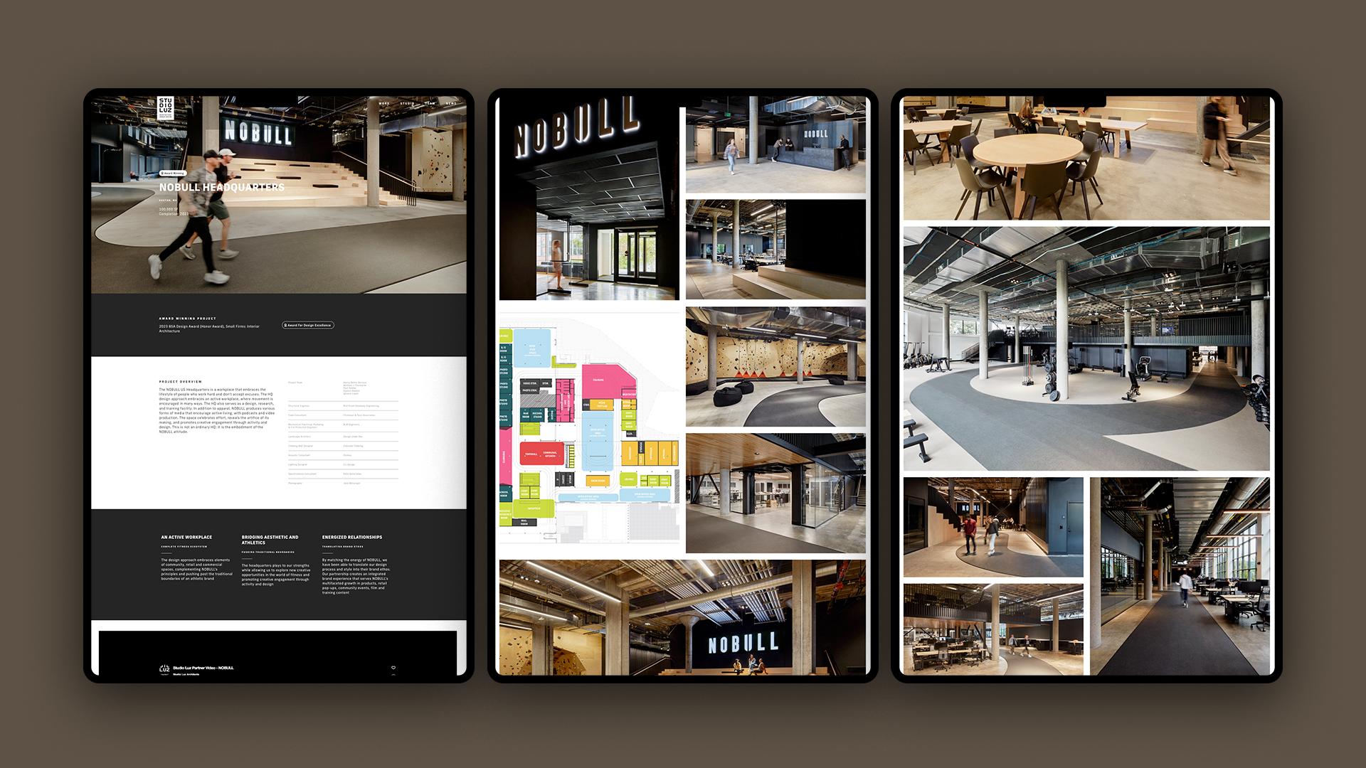 Studio Luz website image