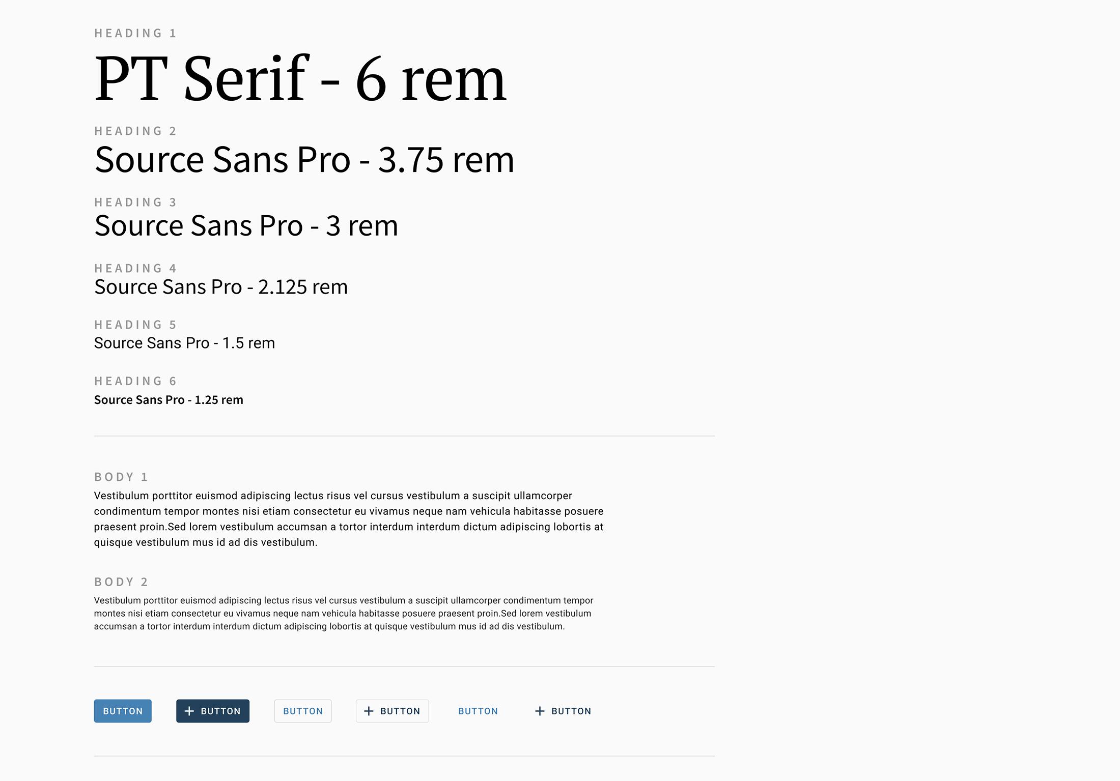 Theme typography preview